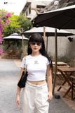 Thun croptop ngắn tay