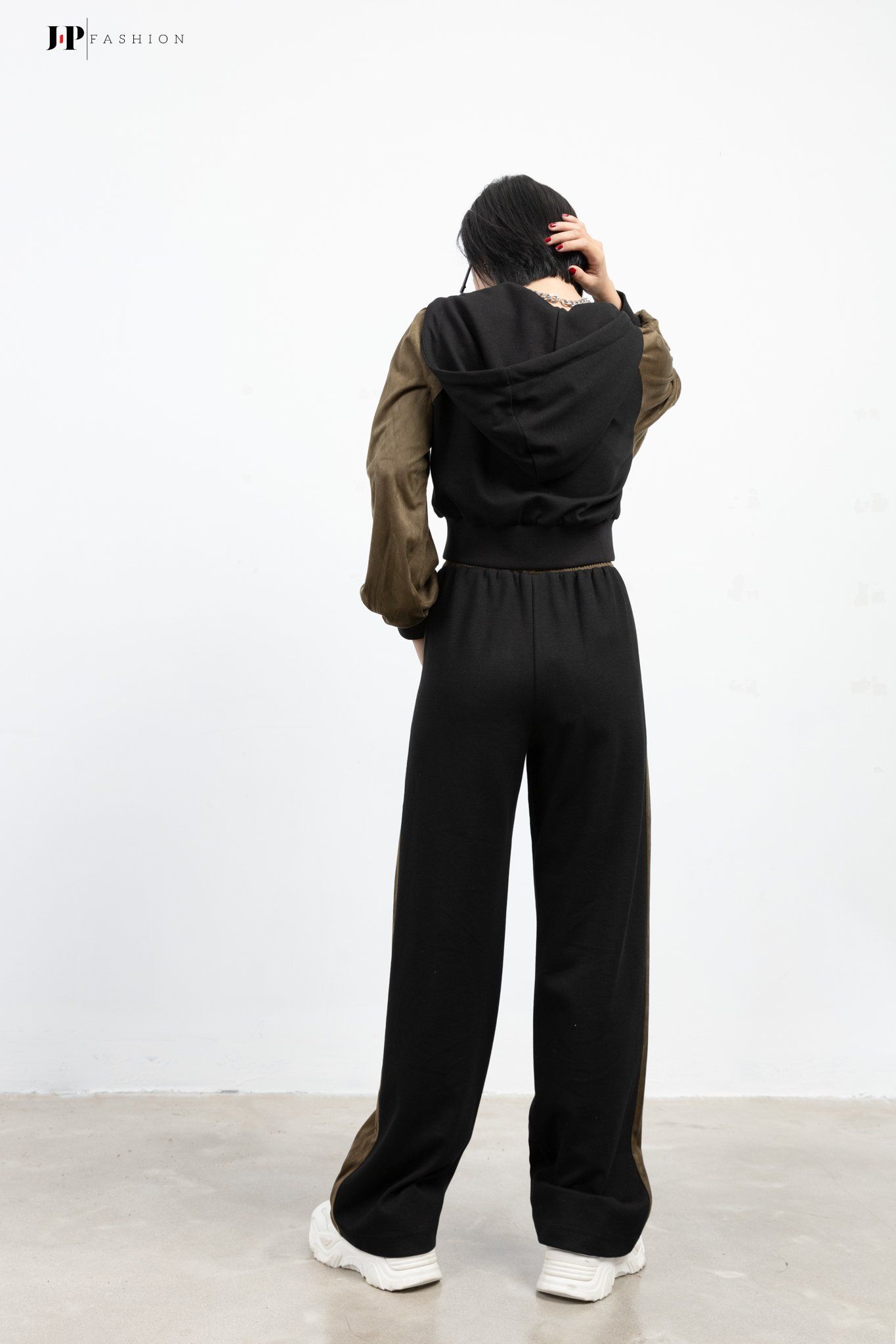 Quần thun ống suông