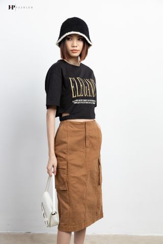 Thun croptop ngắn tay