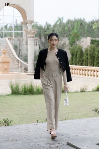 Quần Kaki Ống Rộng Tôn Dáng 19009258