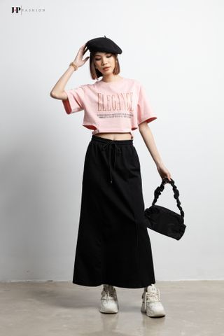 Thun croptop ngắn tay