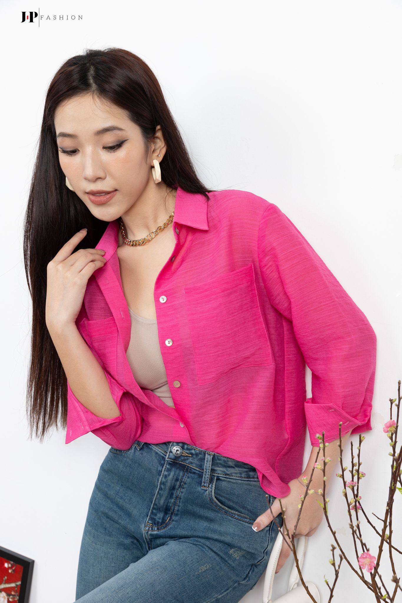 Sơ mi kiểu dài tay