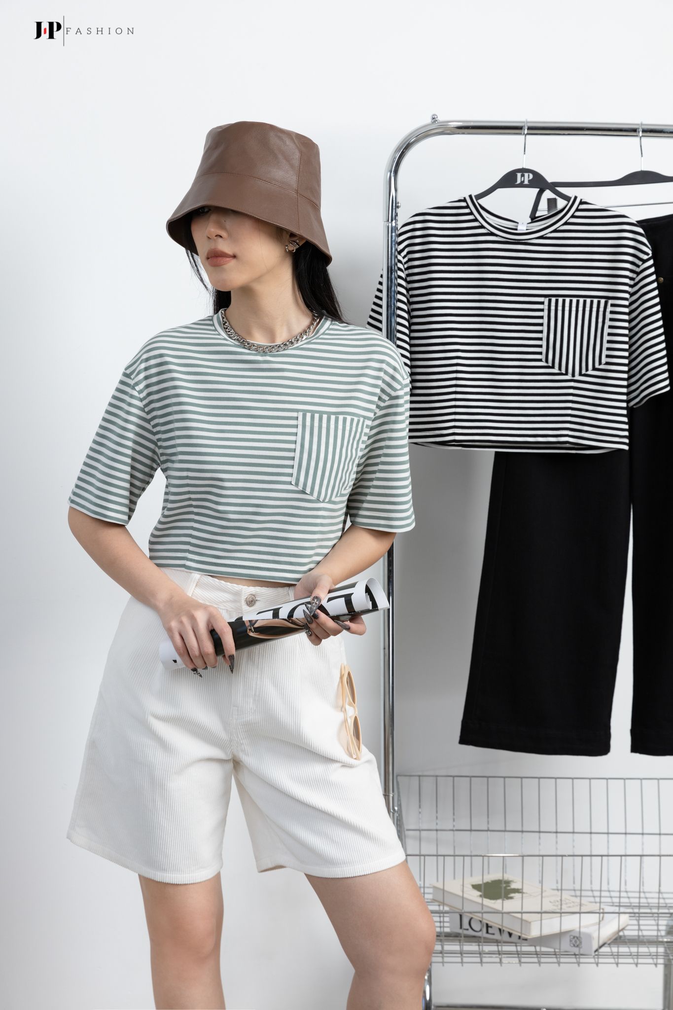 Thun croptop ngắn tay