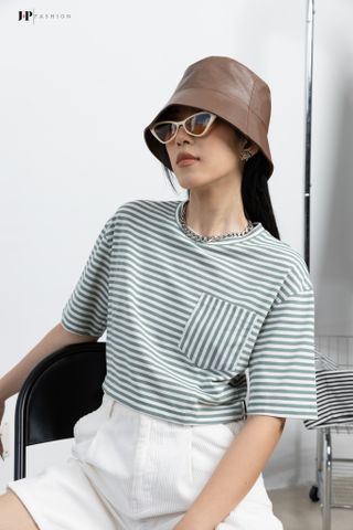Thun croptop ngắn tay