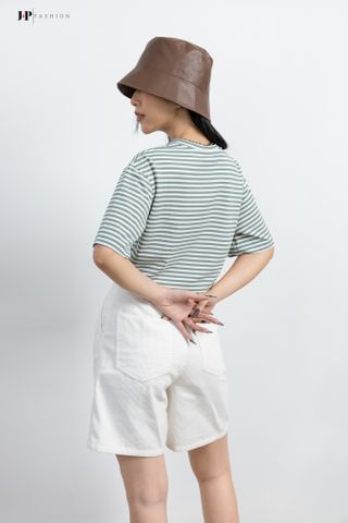 Thun croptop ngắn tay