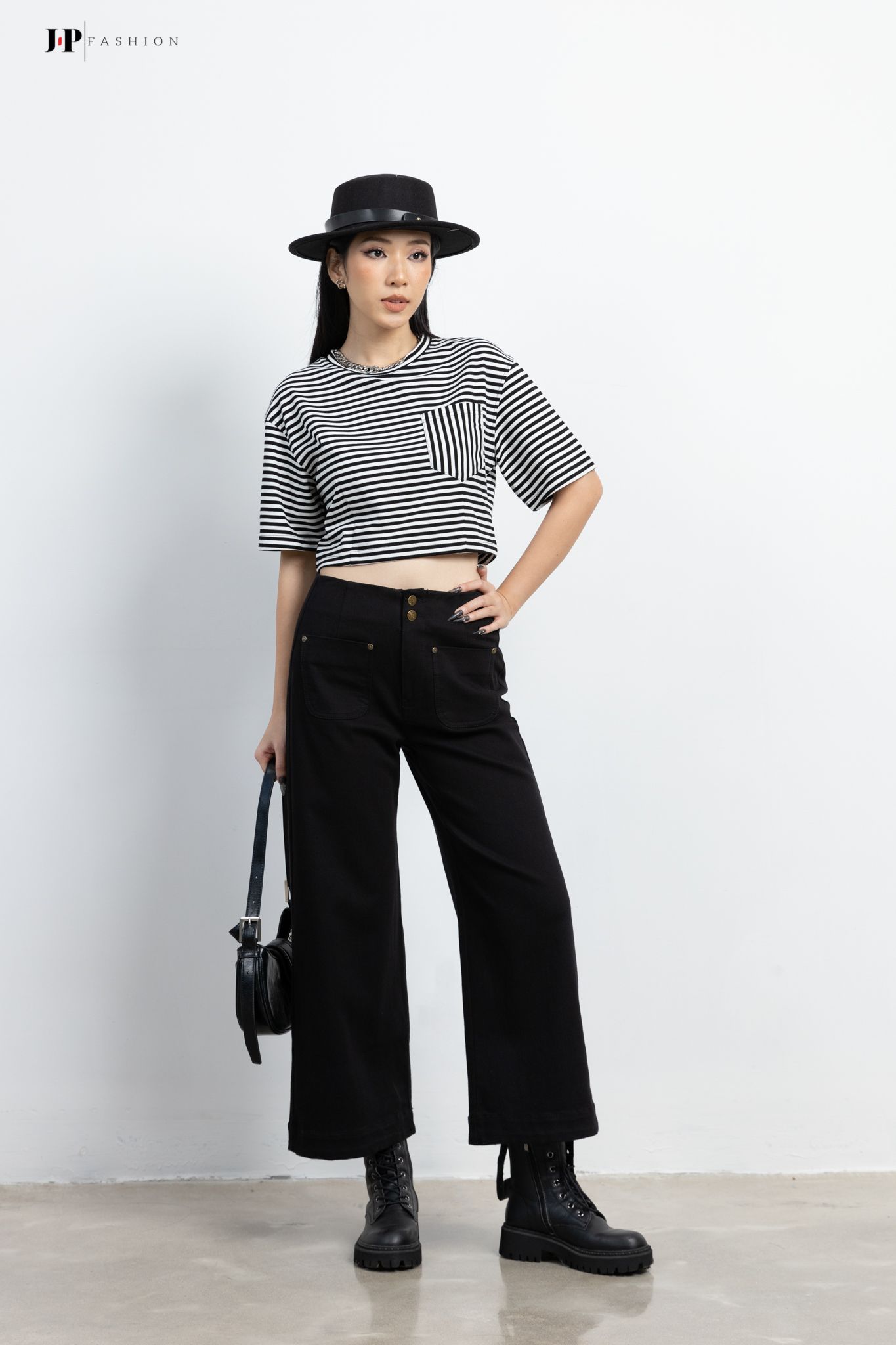 Thun croptop ngắn tay