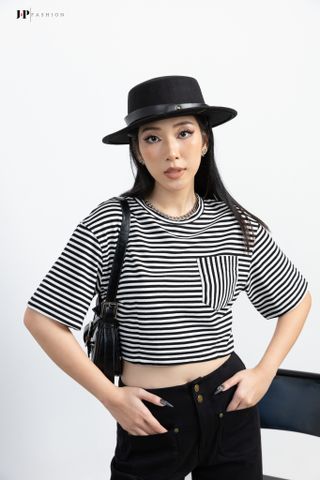 Thun croptop ngắn tay