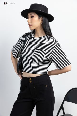 Thun croptop ngắn tay