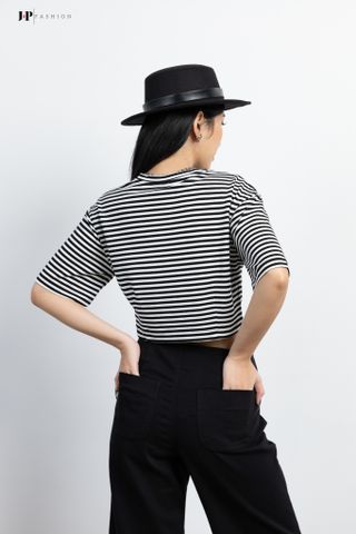 Thun croptop ngắn tay