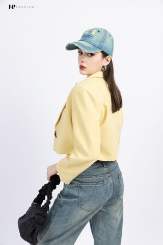 Áo Khoác Vest Kaki Croptop 11509324