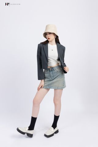 Áo Khoác Vest Kaki Croptop 11509324
