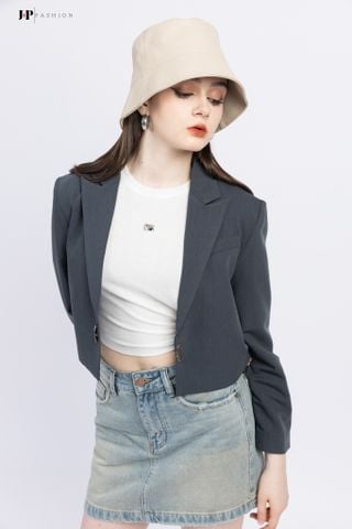 Áo Khoác Vest Kaki Croptop 11509324
