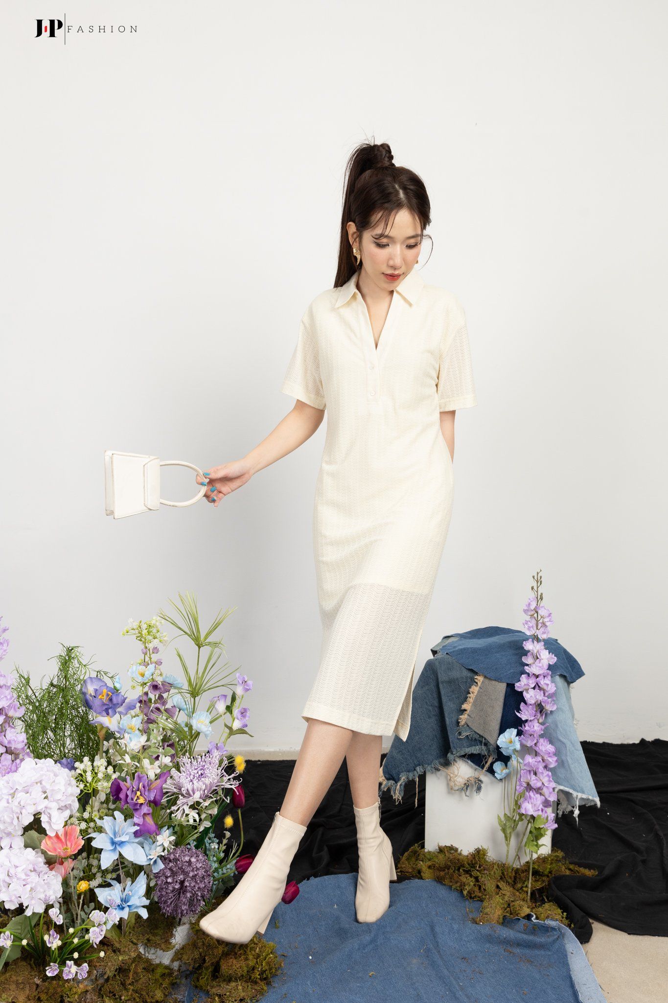 Đầm Thun Dài Suông 12109665