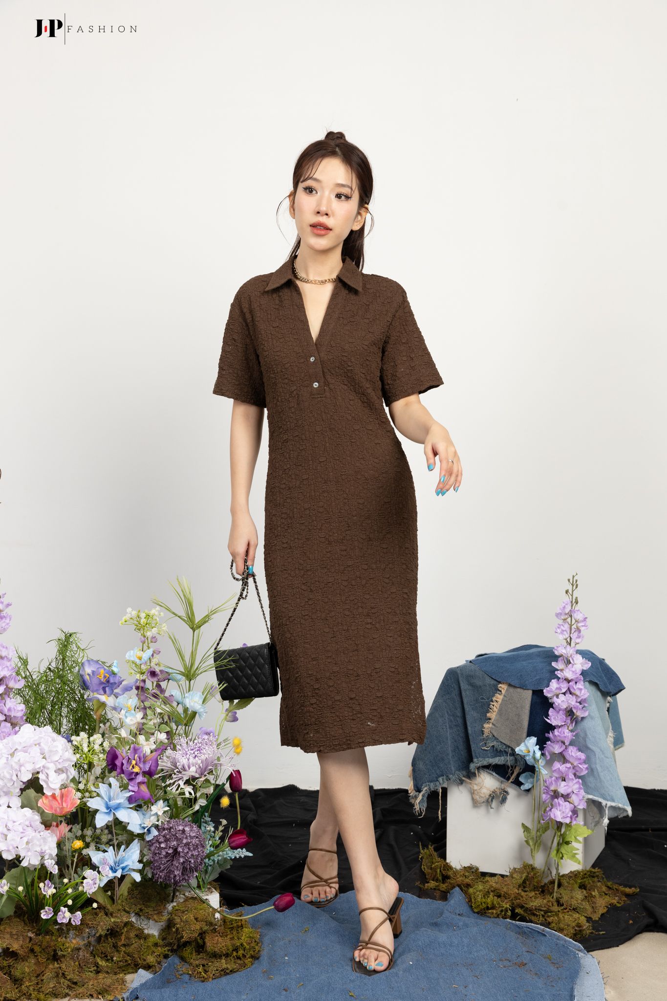 Đầm Thun Dài Suông 12109665