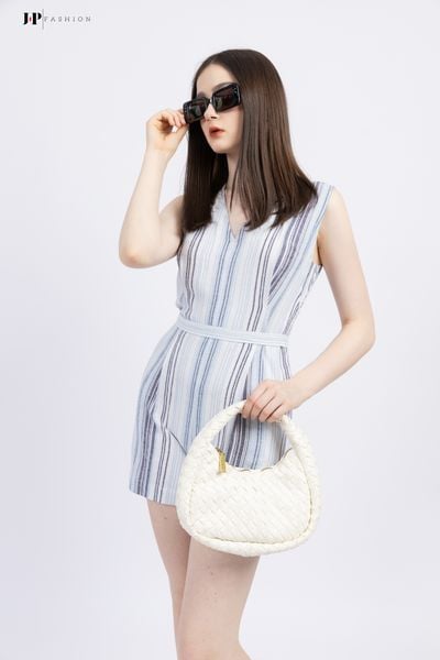 Color_Trắng sọc xanh + xám