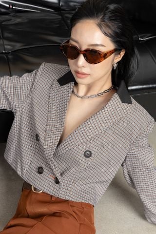 Áo khoác vest croptop