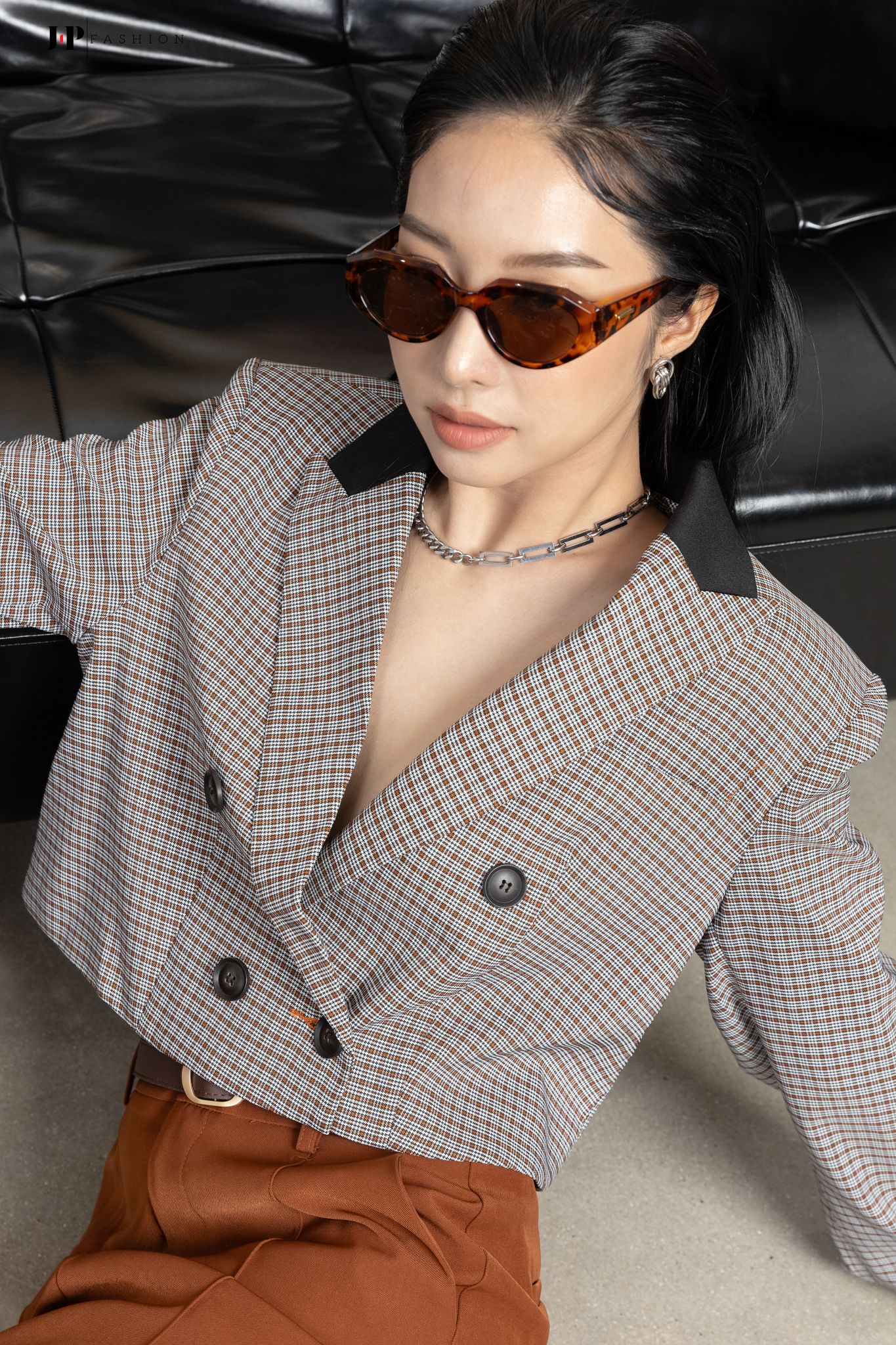 Áo khoác vest croptop