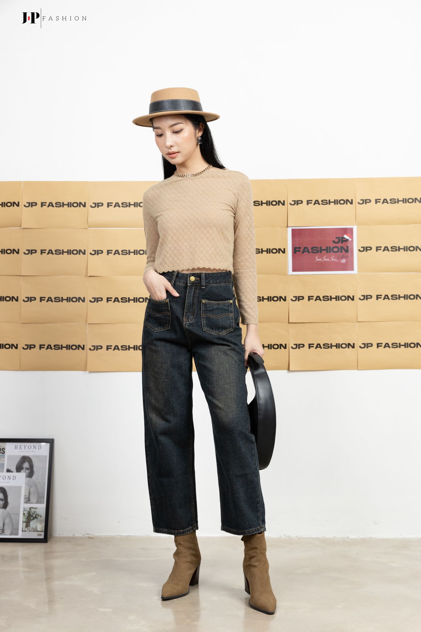 Áo thun croptop dài tay