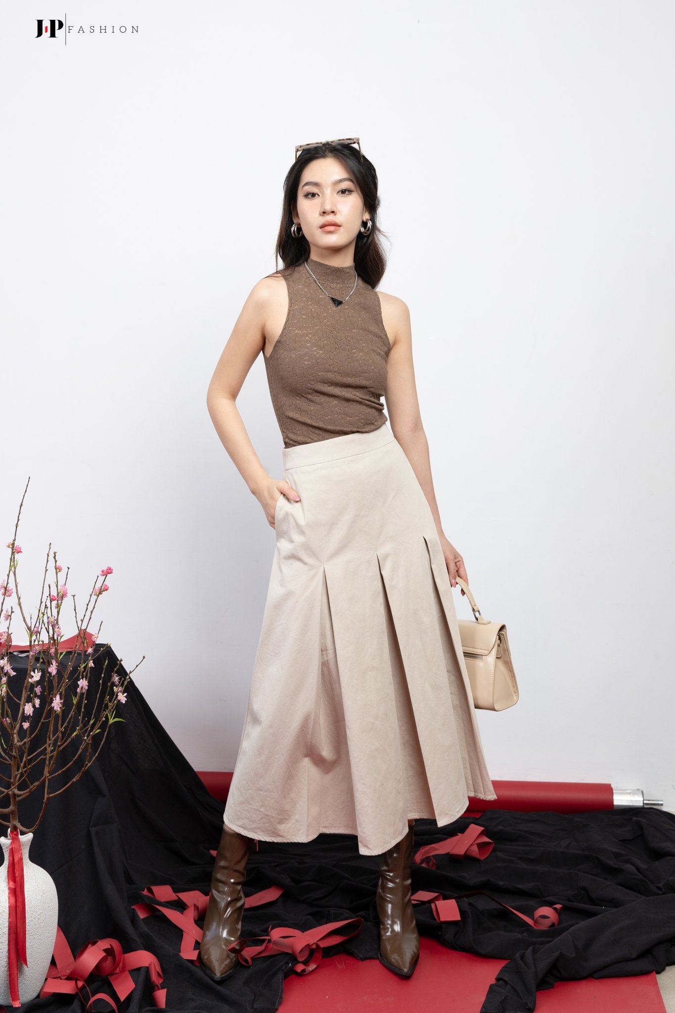 Váy xếp ly