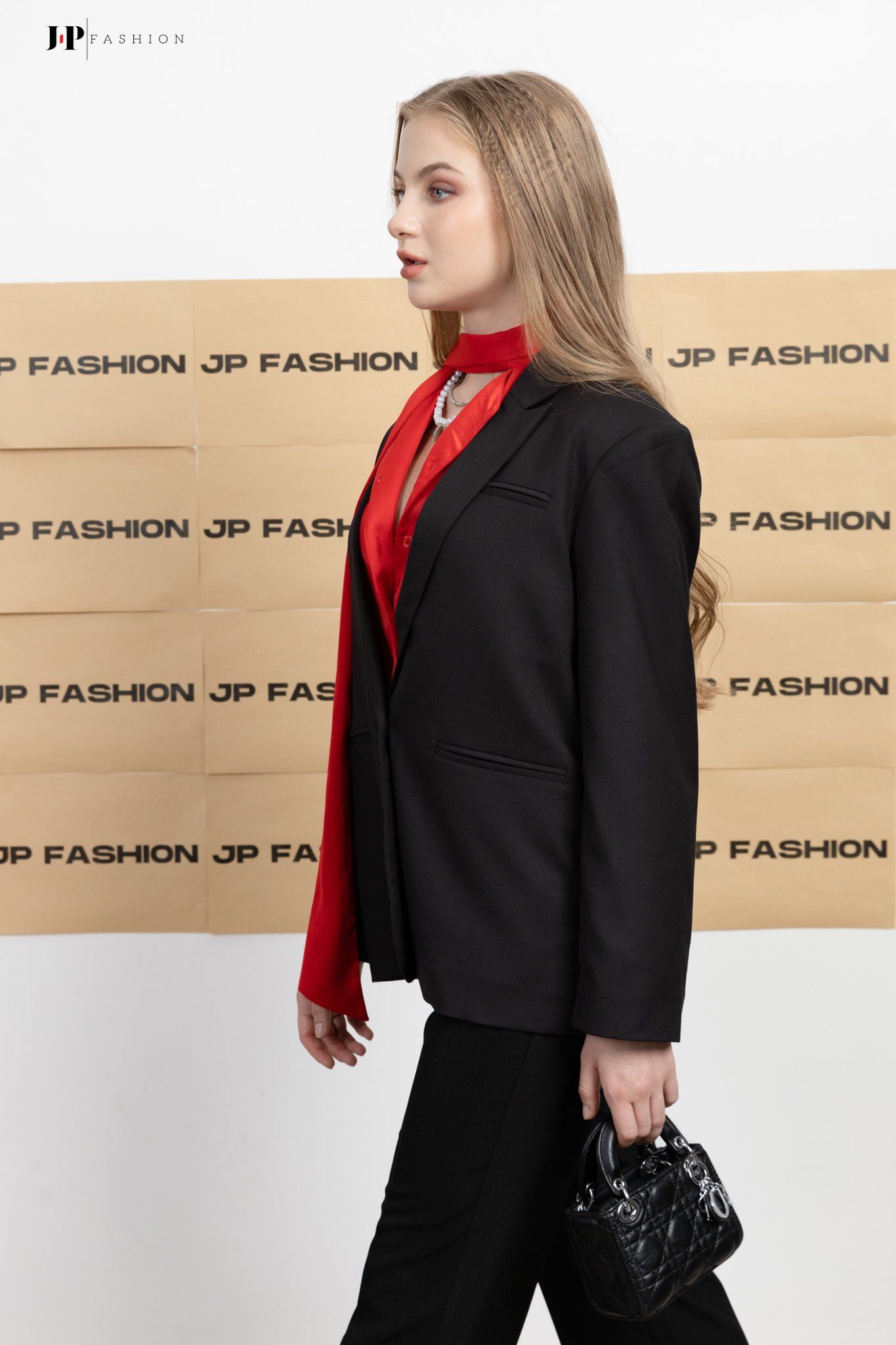 Khoác vest dài tay