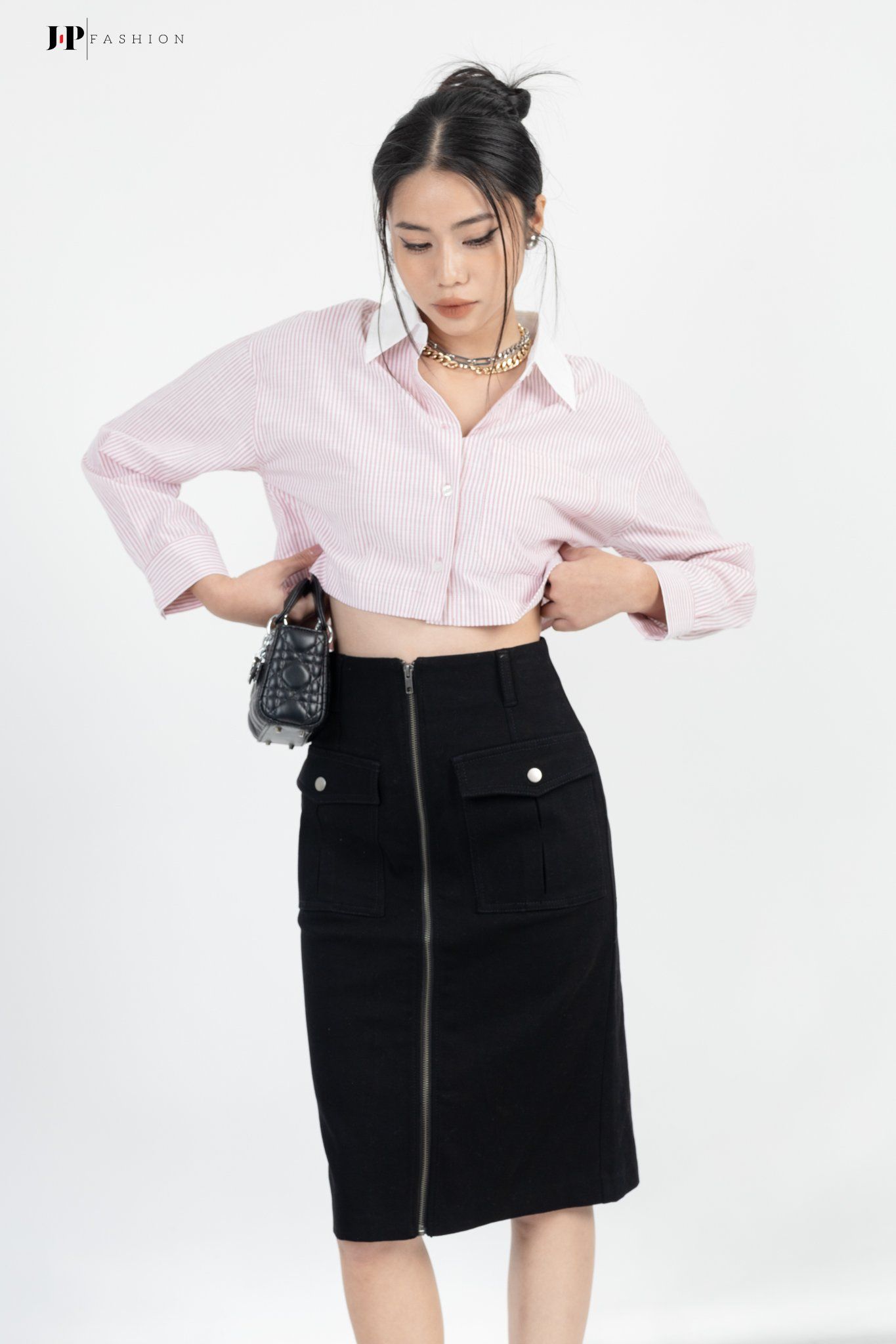  Sơ Mi Croptop Form rộng 