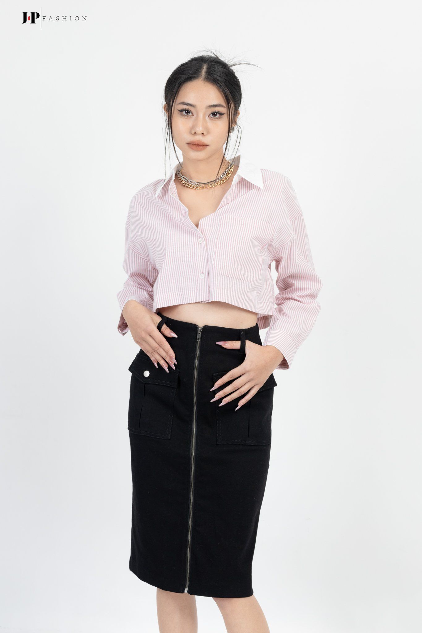  Sơ Mi Croptop Form rộng 