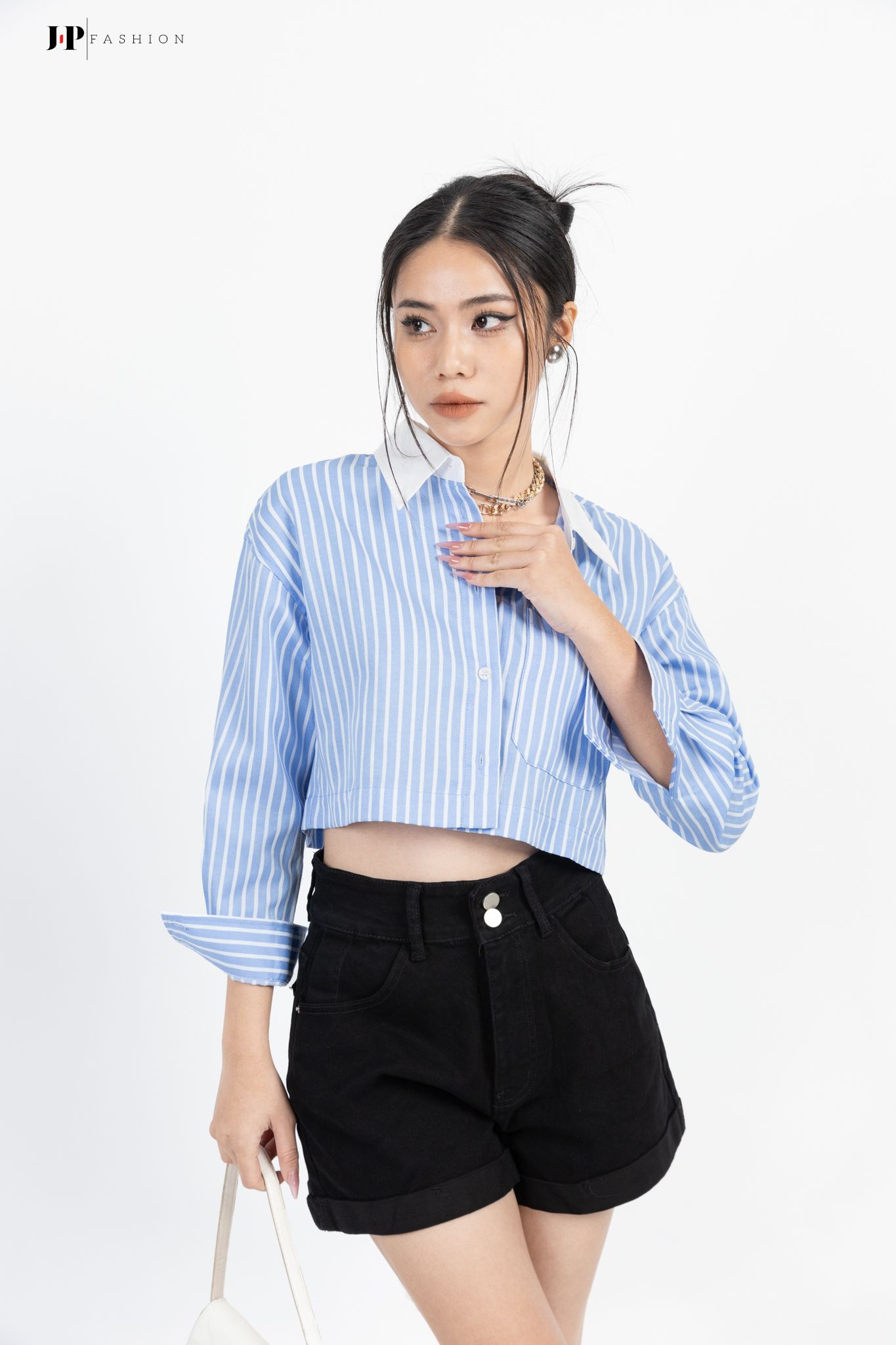  Sơ Mi Croptop Form rộng 