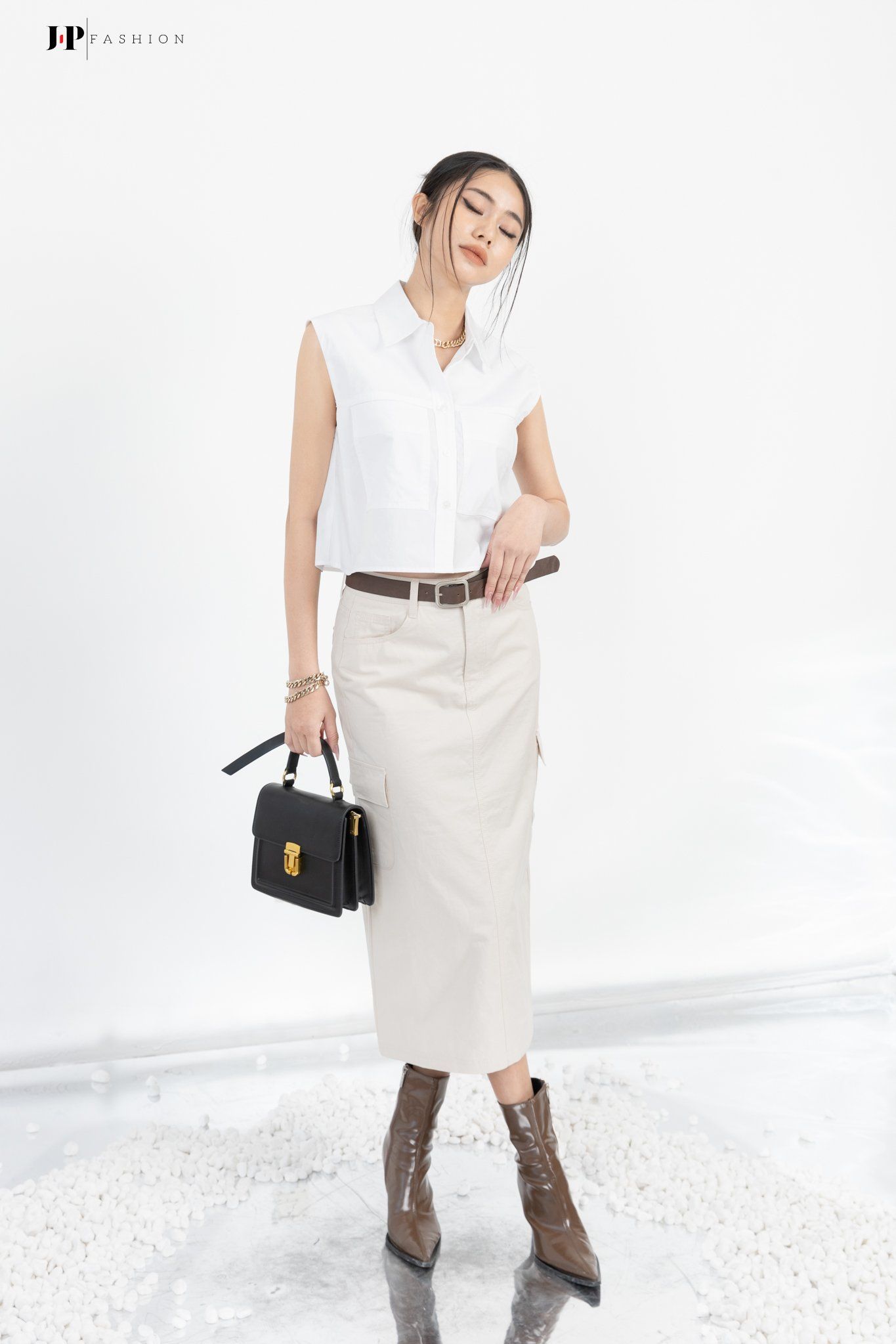 Chân Váy Kaki Dài 17109710