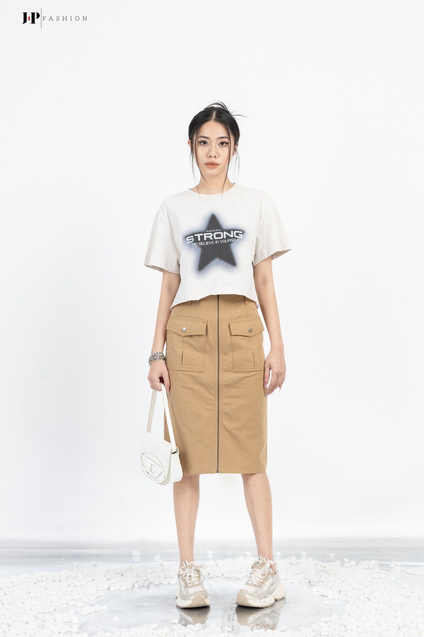 Chân Váy Nhung Tăm Dài 17109703