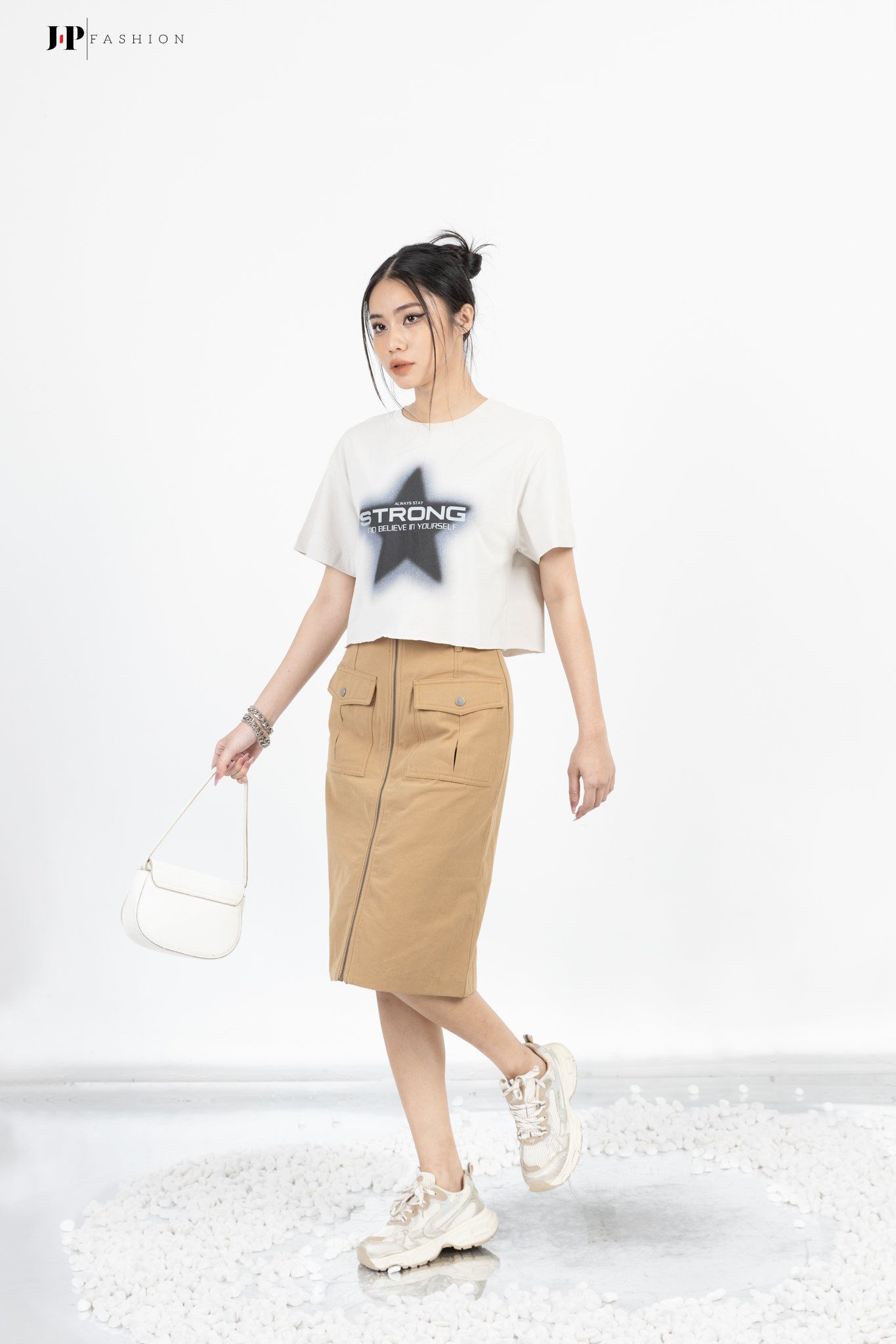 Chân Váy Nhung Tăm Dài 17109703