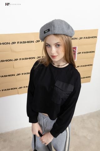 Thun croptop dài tay