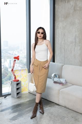 Chân Váy Nhung Tăm Dài 17109703