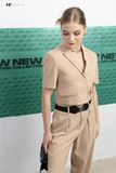 Khoác vest croptop ngắn tay