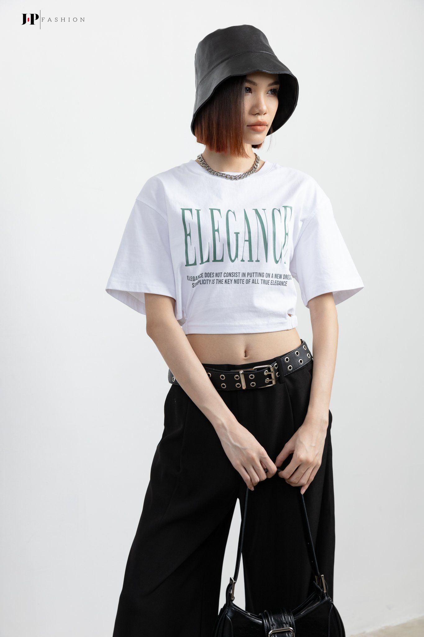 Thun croptop ngắn tay