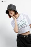 Thun croptop ngắn tay