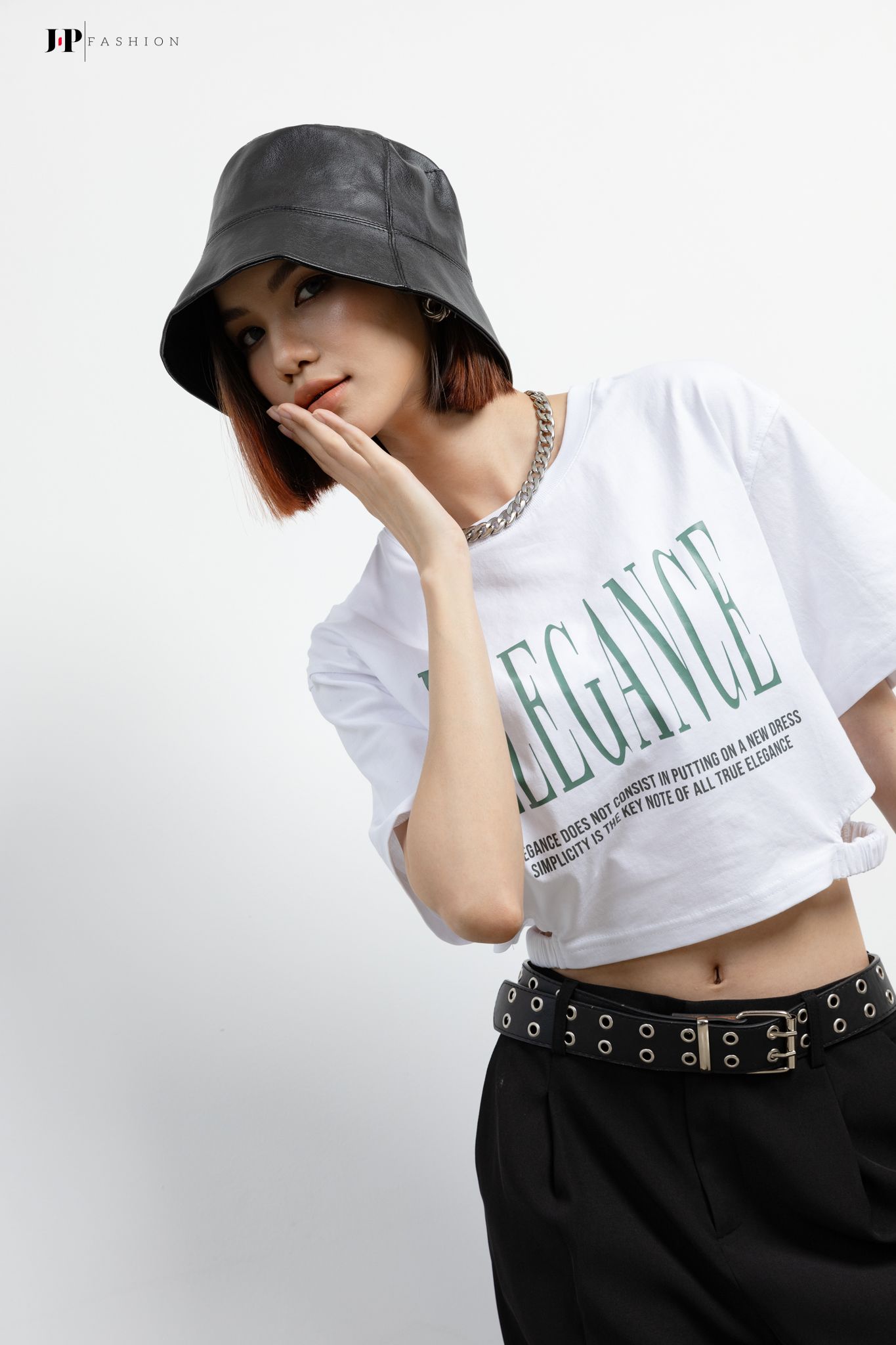 Thun croptop ngắn tay