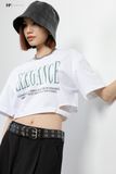 Thun croptop ngắn tay