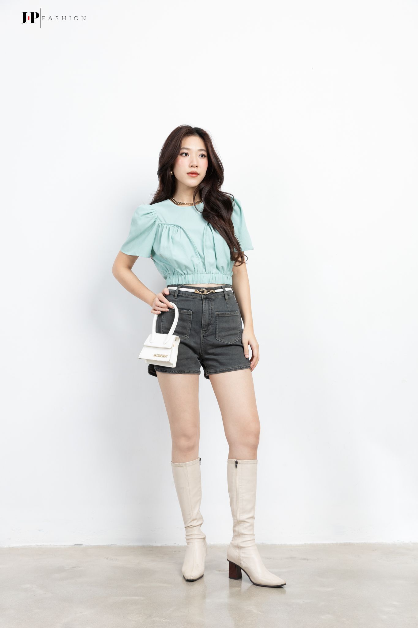 Áo sơ mi croptop 10608996