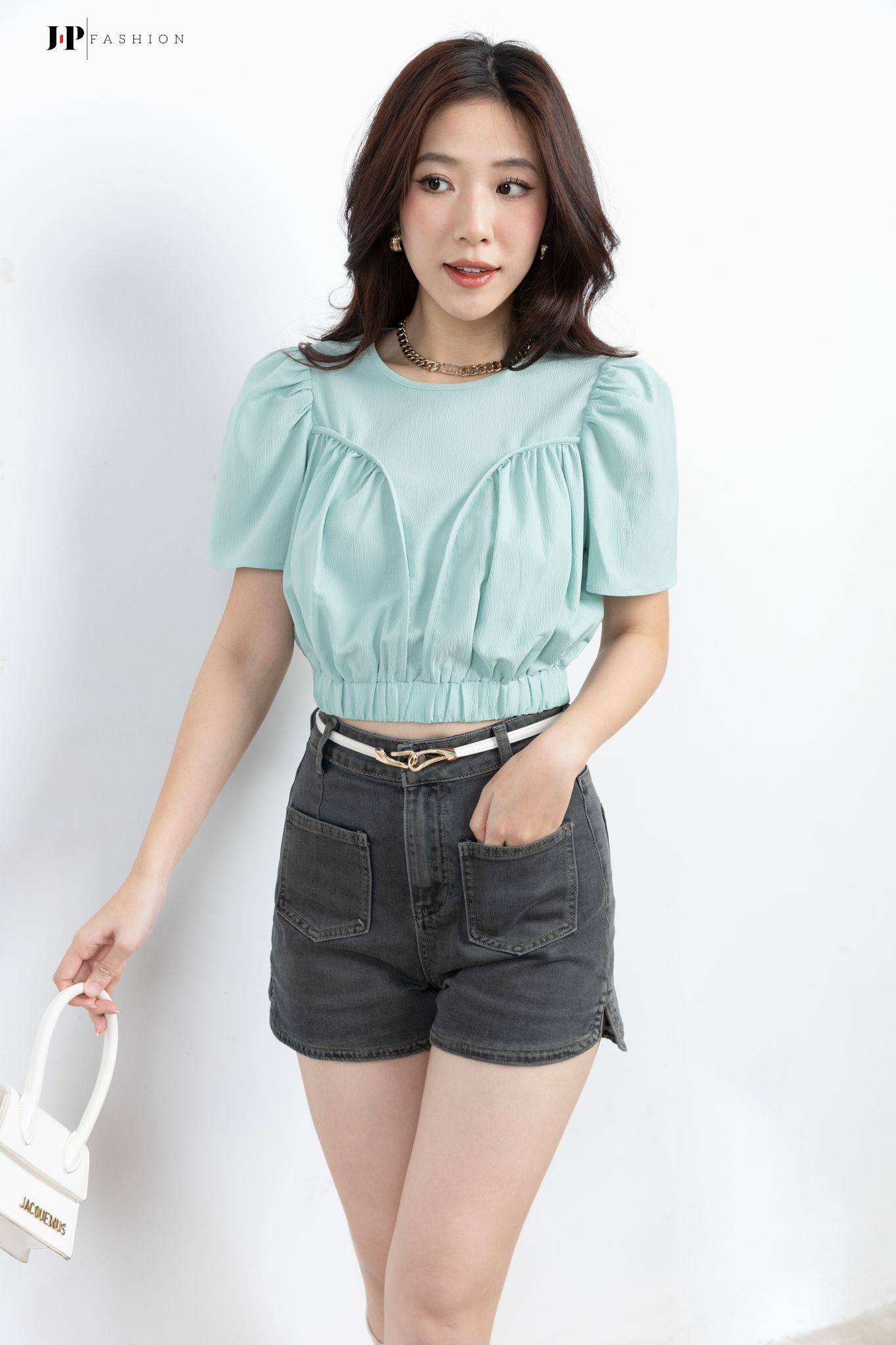 Áo sơ mi croptop 10608996