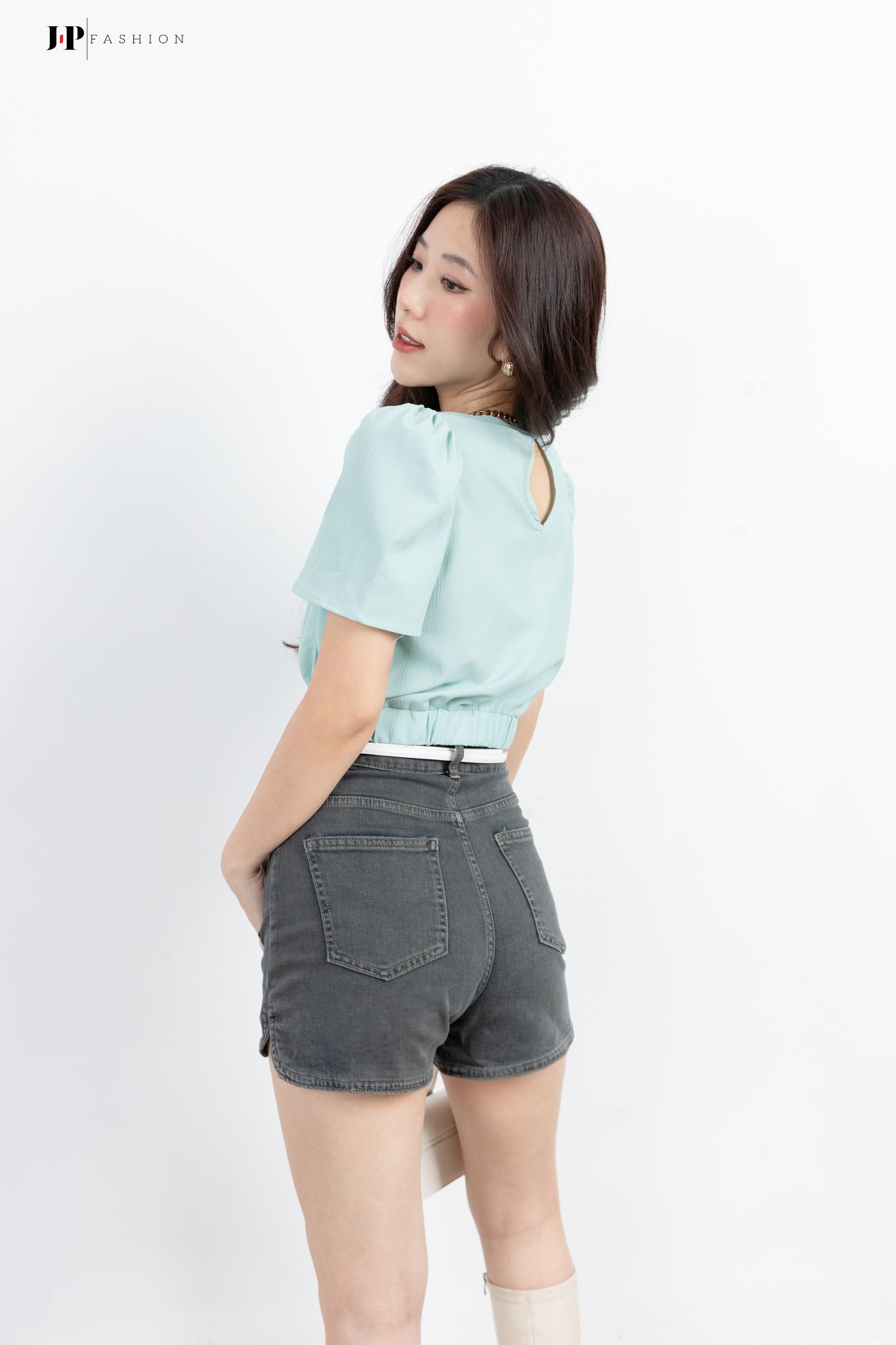 Áo sơ mi croptop 10608996