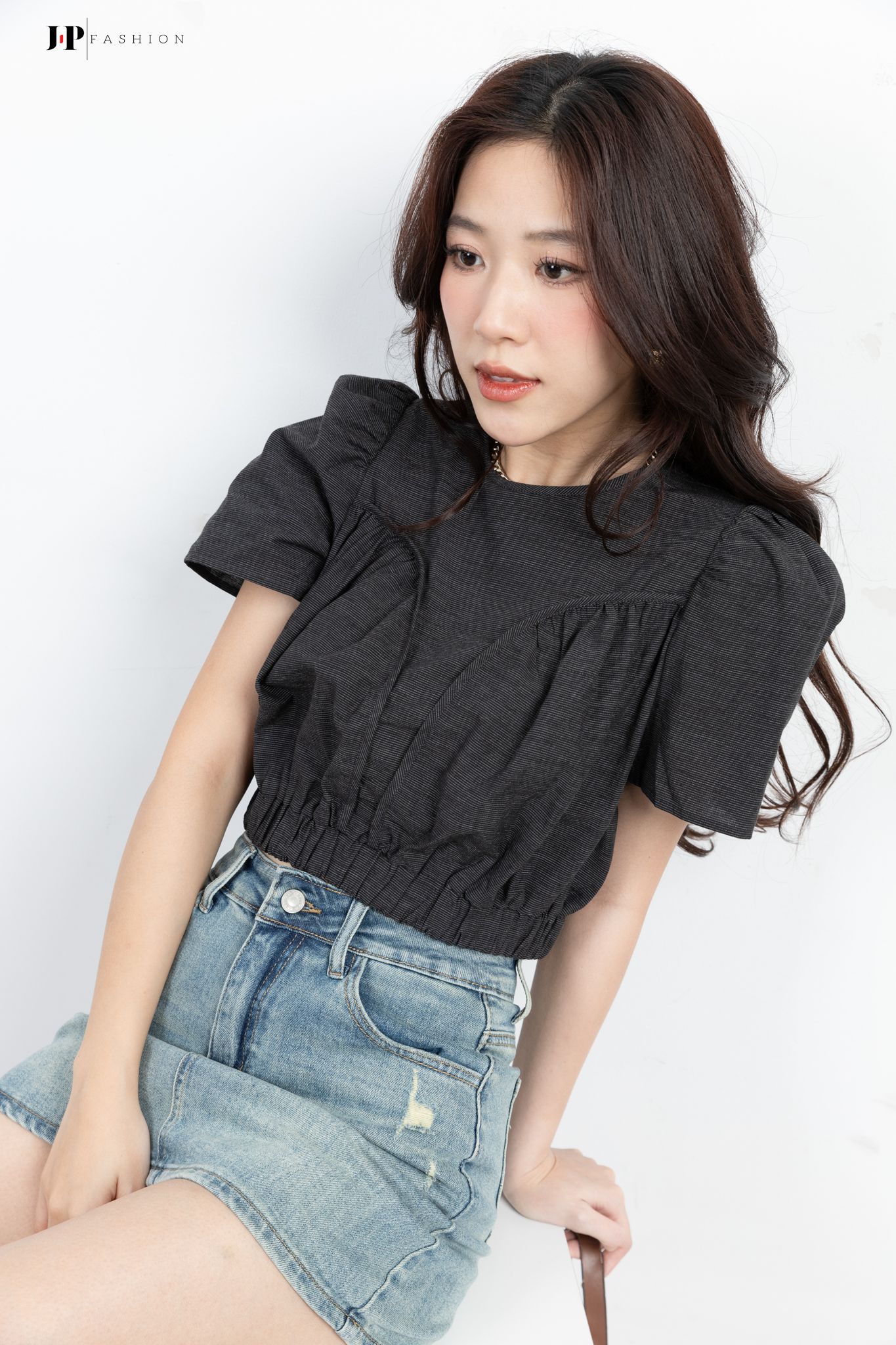 Áo sơ mi croptop 10608996