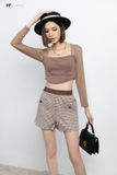 Thun croptop dài tay