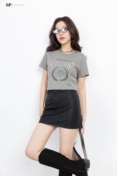 Áo thun croptop ngắn tay