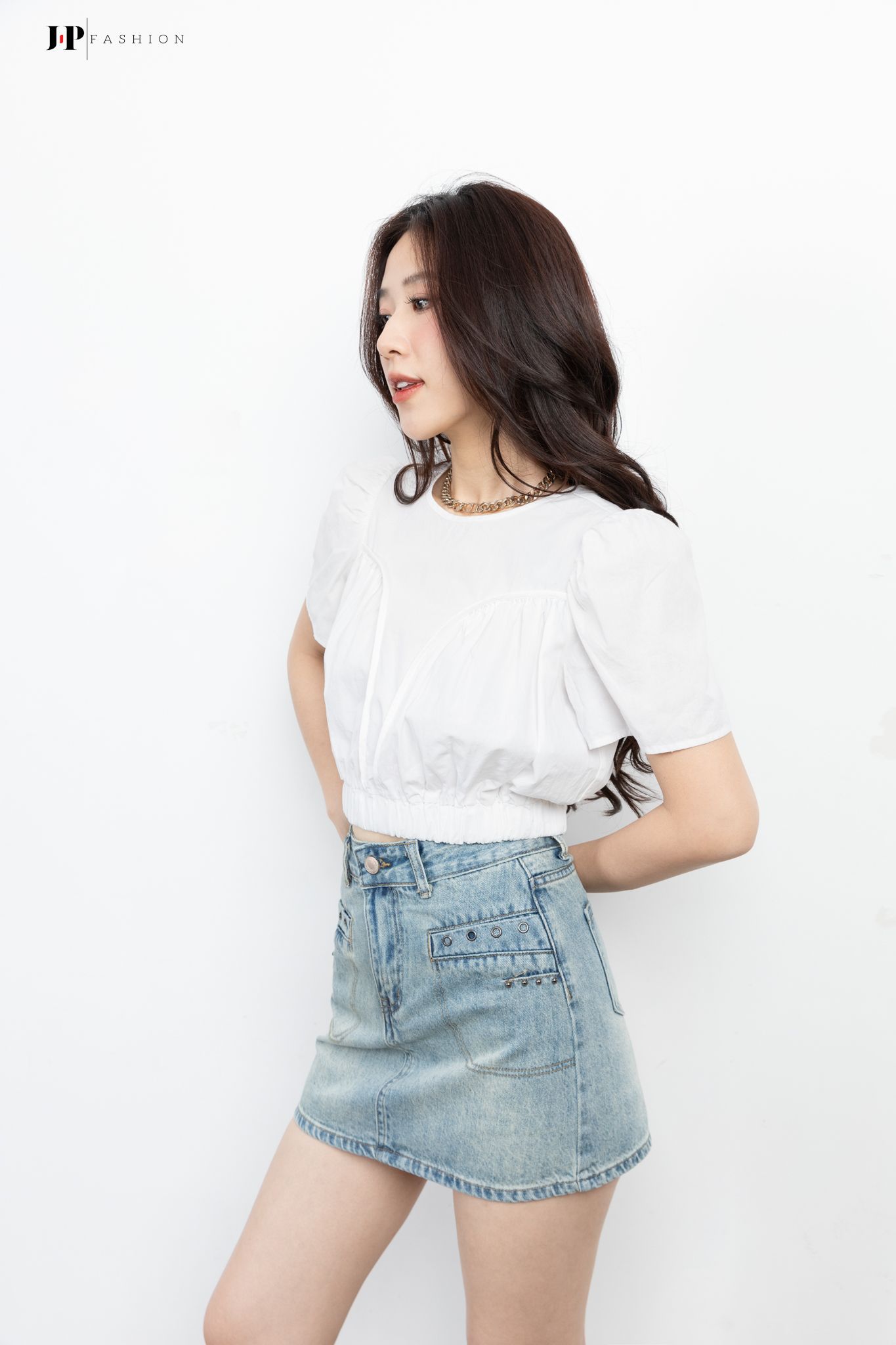 Áo sơ mi croptop 10608996