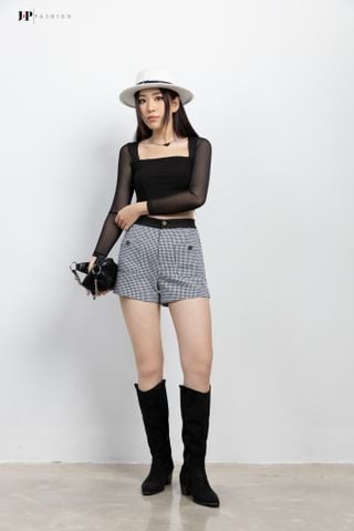 Quần Short Ngắn Lưng Cao 15009374