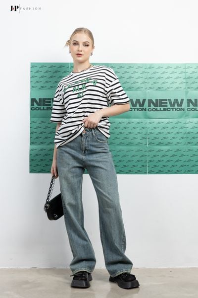 color_ Trắng sọc đen