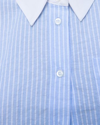 Áo sơ mi croptop ngắn tay