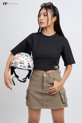 Áo thun croptop ngắn tay