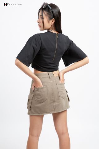 Áo thun croptop ngắn tay