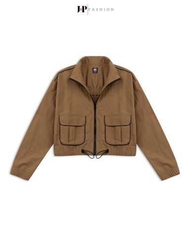 Khoác Dù Croptop Phối Túi 10710757